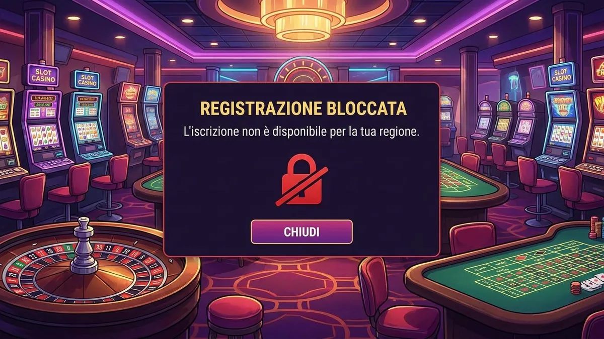 Registrazione con bonus